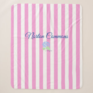 Norton Commons sherpa couverture rose bande