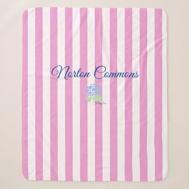 Norton Commons sherpa couverture rose bande (Devant)