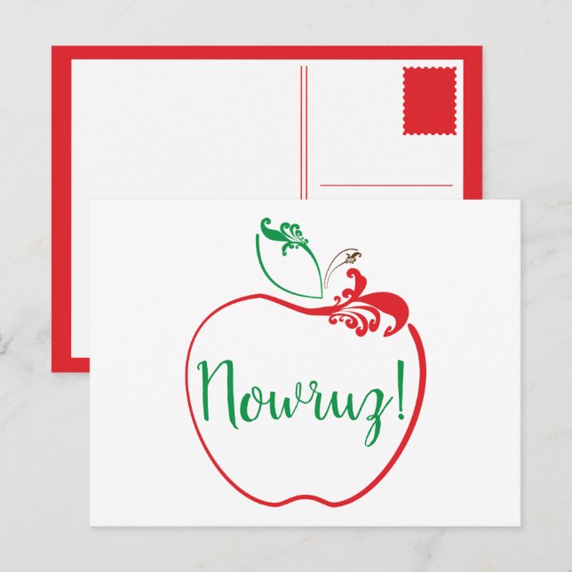 Noruz-Schnauze Postkarte (Vorne/Hinten)