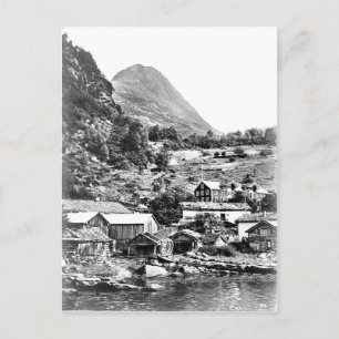 Norvège Geiranger Merok Carte postale Vintage