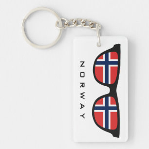 Norvège Nuances de texte et de porte - clé de coul