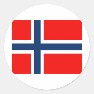 Norway2 Runder Aufkleber