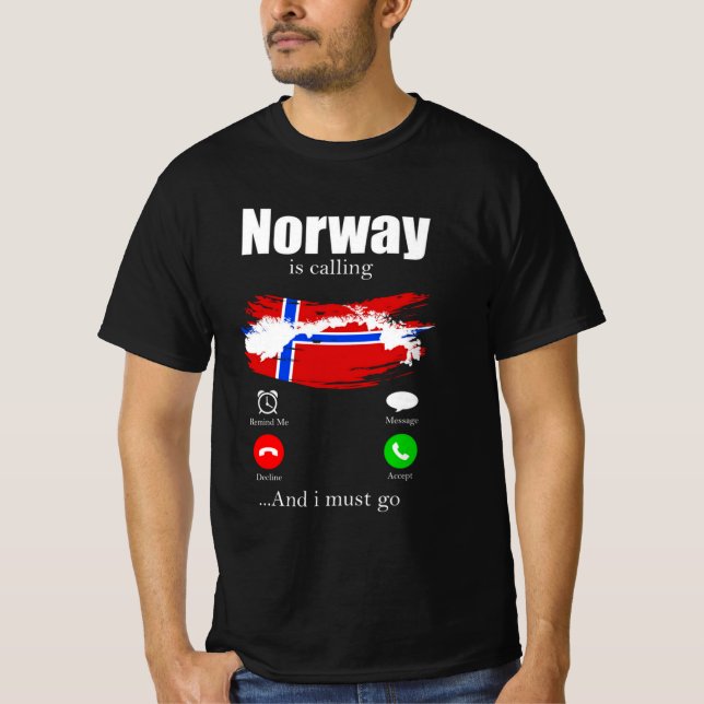 Norway is calling T-Shirt (Vorderseite)