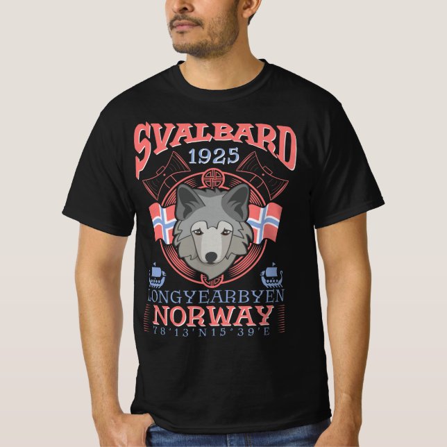 NORWAY SVALBARD LONGYEARBYEN - SVALBARD ARCTIC FOX T-Shirt (Vorderseite)