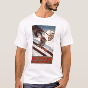 Norwegen - das Zuhause des Skifahrens T-Shirt