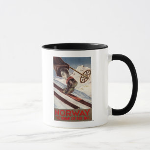 Norwegen - das Zuhause des Skifahrens Tasse
