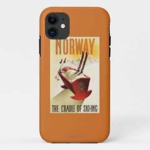Norwegen - die Wiege des Skifahrens Case-Mate iPhone Hülle