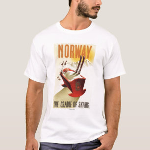 Norwegen - die Wiege des Skifahrens T-Shirt