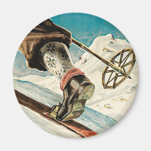 Norwegen ~ Die Zuhause des Skifahrens Magnet