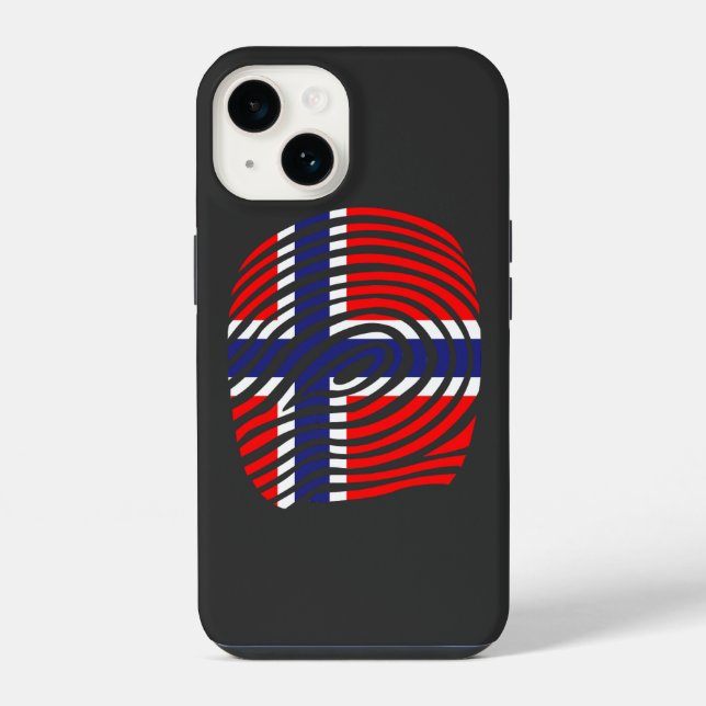 Norwegen DNA iPhone 14 Hülle (Rückseite)