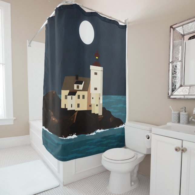 Norwegen Duschvorhang (Beispiel)