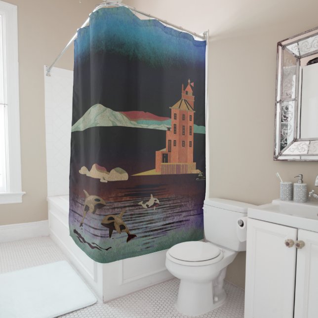 Norwegen Duschvorhang (Beispiel)