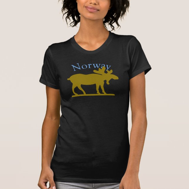 Norwegen-Elch-Shirt T-Shirt (Vorderseite)