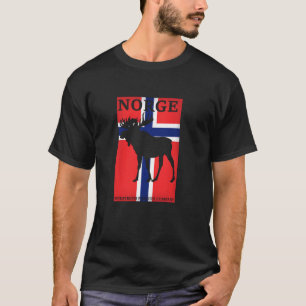 Norwegen Elk Fjord Norwegen Holiday Scandinavia Os T-Shirt