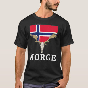 Norwegen Elk Flag Expedition Oslo Holiday 1 T-Shirt