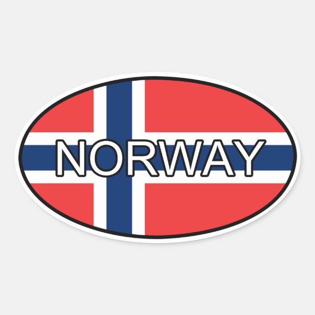 Norwegen Euro Sticker (Vorderseite)