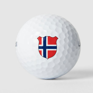 Norwegen-Flagge Groß Patriotisch Golfball
