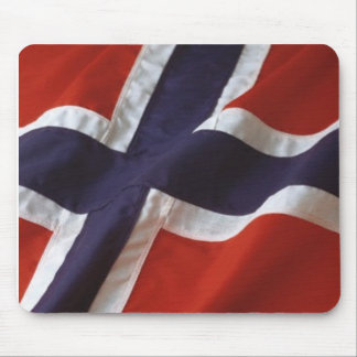 Norwegen-Flagge Mousepad