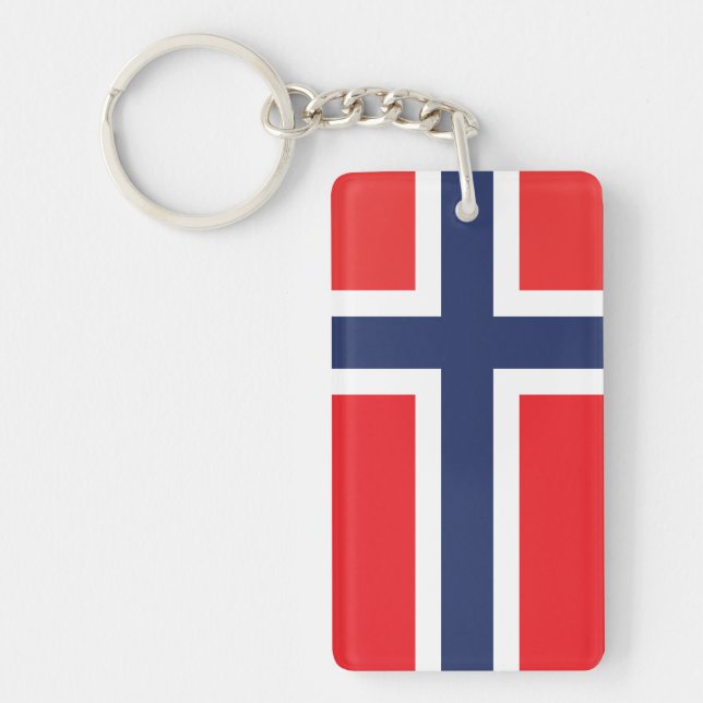 NORWEGEN-FLAGGE SCHLÜSSELANHÄNGER (Vorderseite)