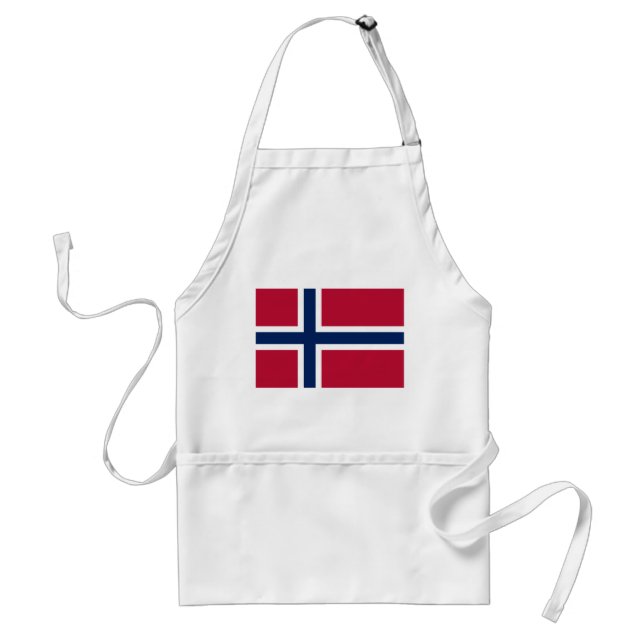 Norwegen-Flagge Schürze (Vorne)