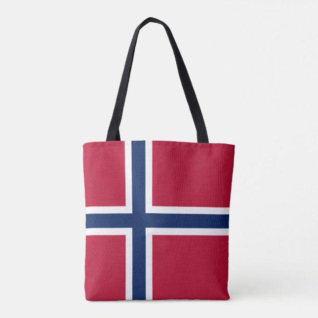 Norwegen-Flagge Tasche (Rückseite)