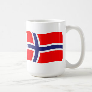 Norwegen Flagge Tasse
