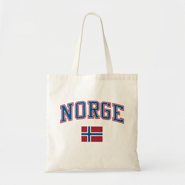 Norwegen + Flagge Tragetasche (Vorne)