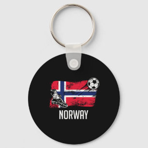 Norwegen Flagge Trikot Norwegisches Fußballteam No Schlüsselanhänger