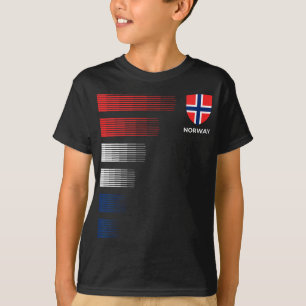 Norwegen Footbyll Trikot - Norwegischer Footbyll T-Shirt