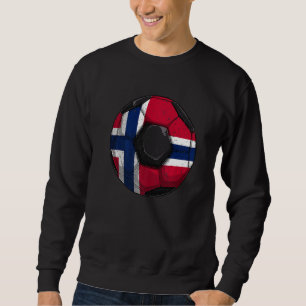 Norwegen Fußball Norwegen-Flagge Norwegische Junge Sweatshirt