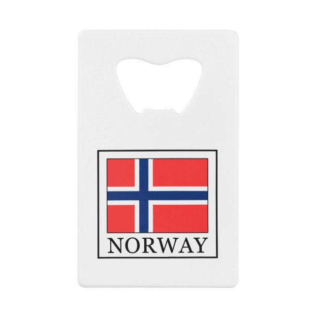 Norwegen Geldkarten Flaschenöffner (Vorderseite)
