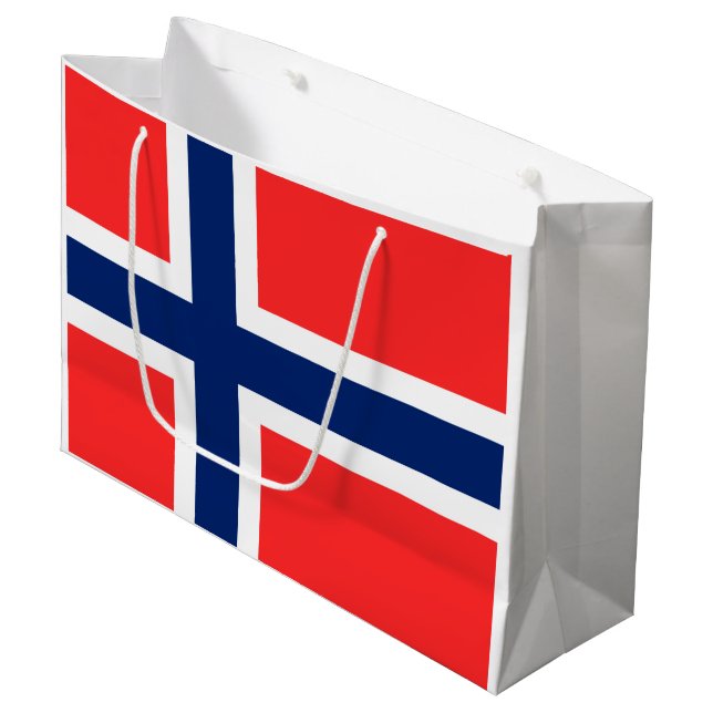 Norwegen Große Geschenktüte (Vorderseite Schrägansicht)
