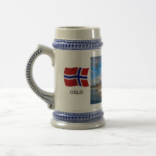 Norwegen, Hafen von Oslo; Yachtjachthafen, Hafen Bierglas