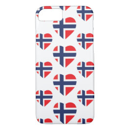 NORWEGEN-HERZ-FORM-FLAGGE Case-Mate iPhone HÜLLE