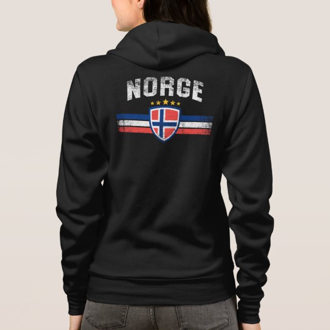 Norwegen Hoodie (Rückseite)