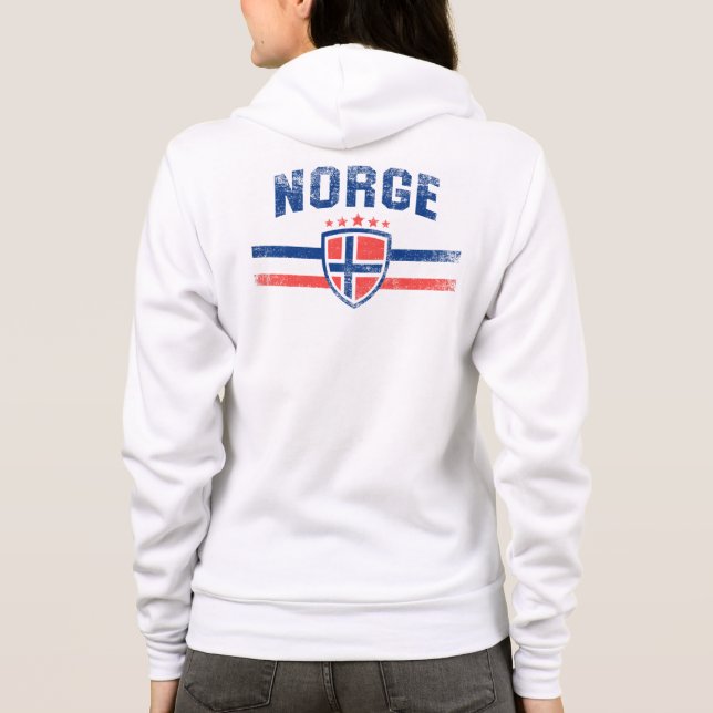 Norwegen Hoodie (Rückseite)