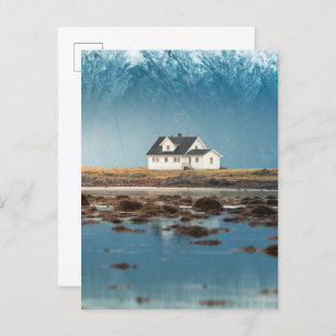 Norwegen Hütte Postkarte