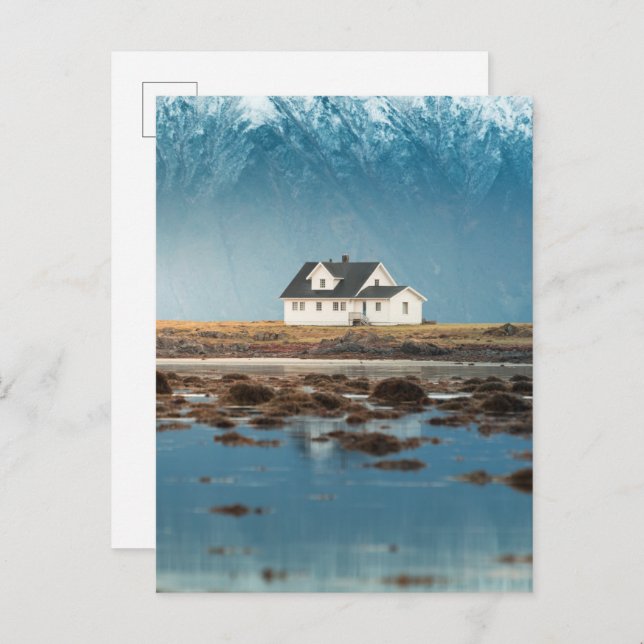 Norwegen Hütte Postkarte (Vorne/Hinten)