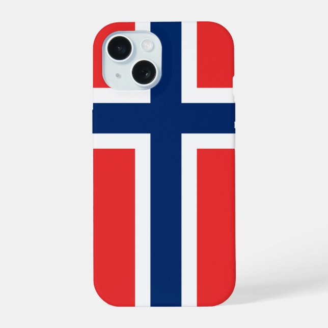 Norwegen iPhone 15 Hülle (Rückseite)