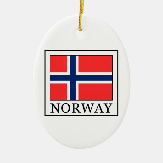 Norwegen Keramik Ornament (Vorne)
