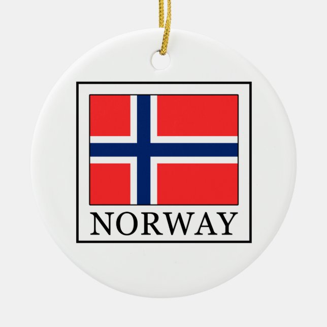 Norwegen Keramik Ornament (Vorne)