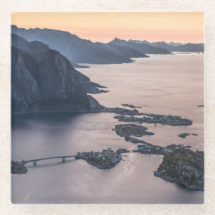 Norwegen Lofoten Glasuntersetzer