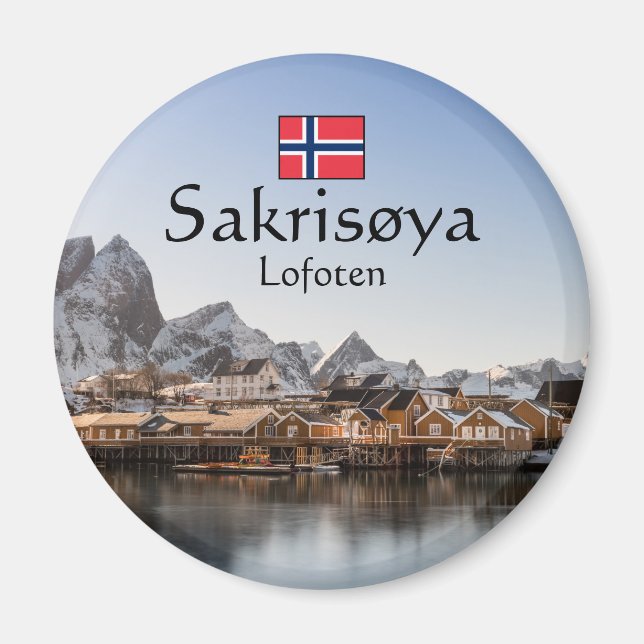 Norwegen Lofoten Magnet (Vorne)