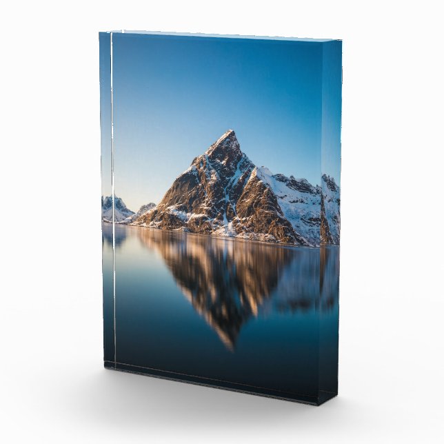Norwegen Lofoten Mountain Fotoblock (Rechts)