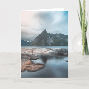 Norwegen Lofoten Mountain Karte