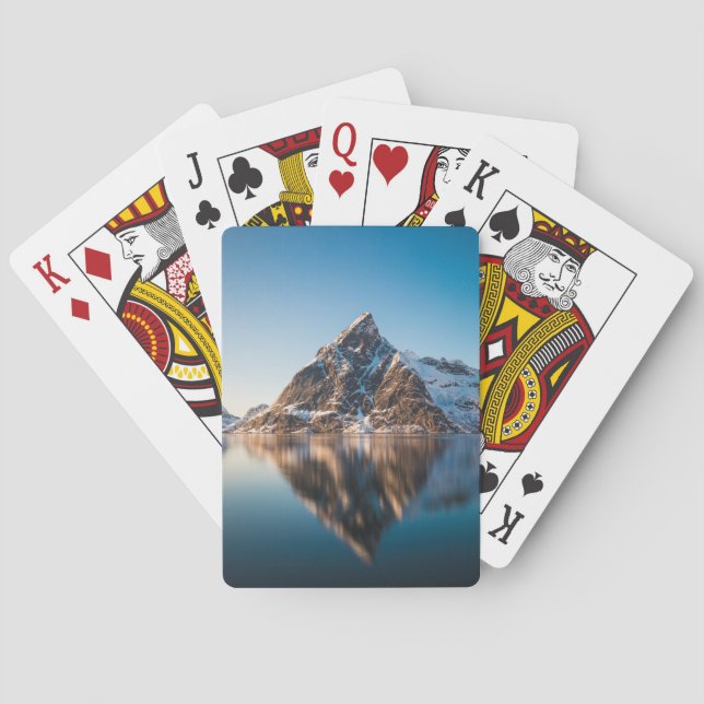 Norwegen Lofoten Mountain Spielkarten (Rückseite)