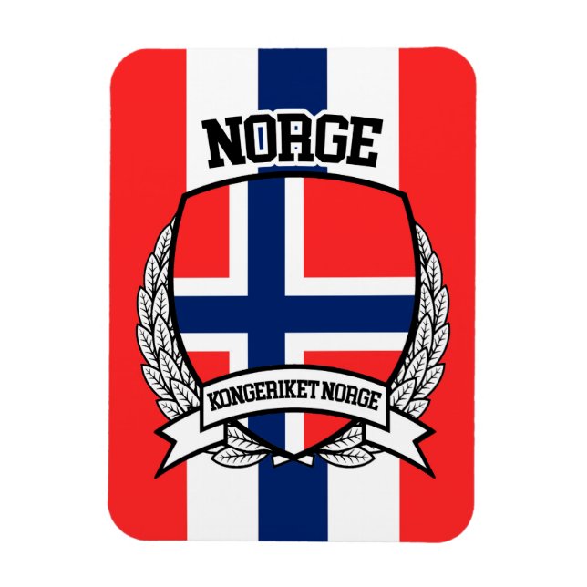 Norwegen Magnet (Vertikal)