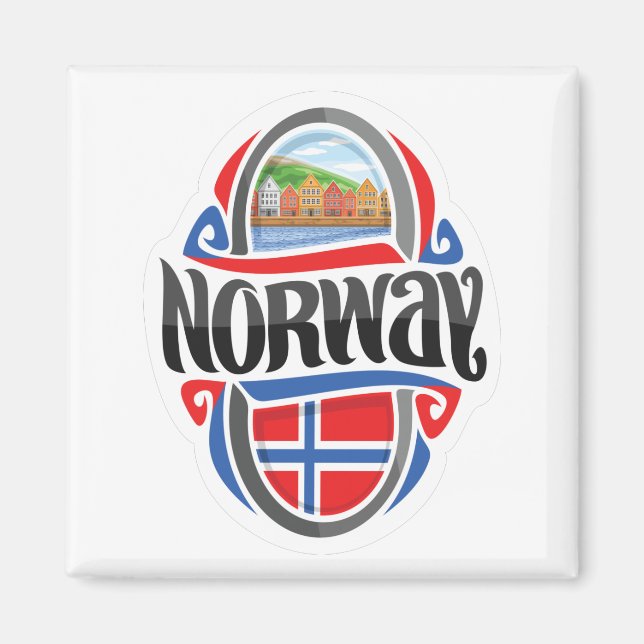 Norwegen Magnet (Vorne)