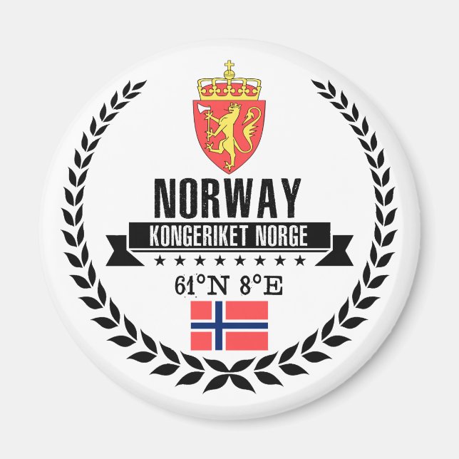 Norwegen Magnet (Vorne)