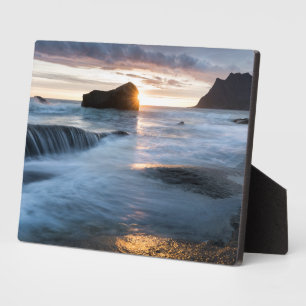 Norwegen Midnight Sun Fotoplatte